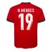 Maillot de foot le Portugal Nuno Mendes #19 Domicile vêtements Europe 2024 Manches Courtes